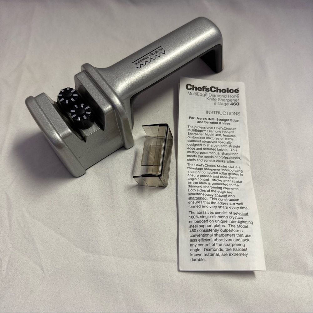 Chef’s choice multi edge diamond hone knife sharpener 2 stage 460